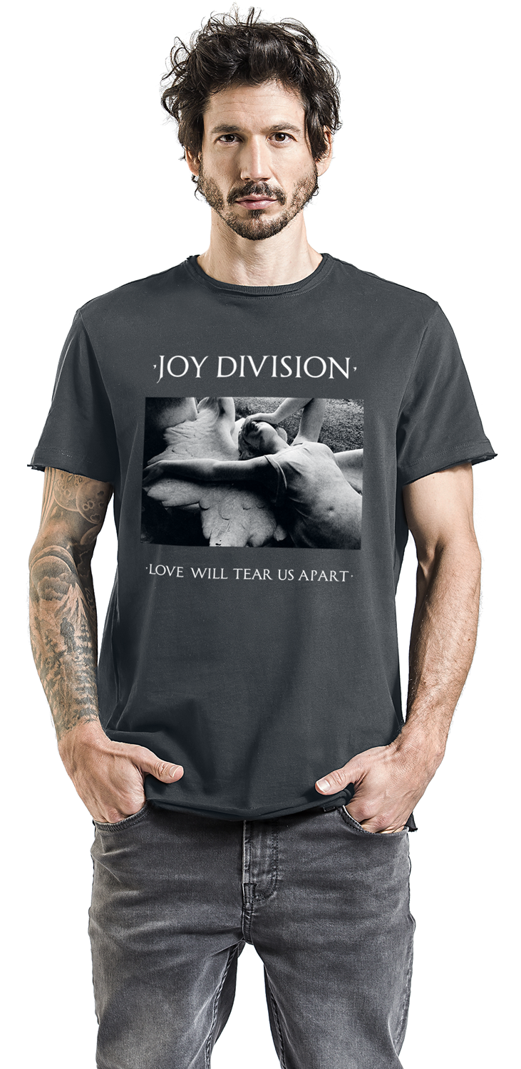 Joy Division Amplified Collection - Love Will Tear Us Apart T-Shirt charcoal