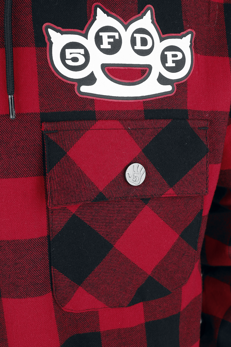 Five Finger Death Punch EMP Signature Collection Übergangsjacke schwarz rot