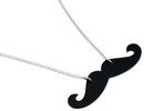 Moustache Plexi Necklace, mint., Halskette