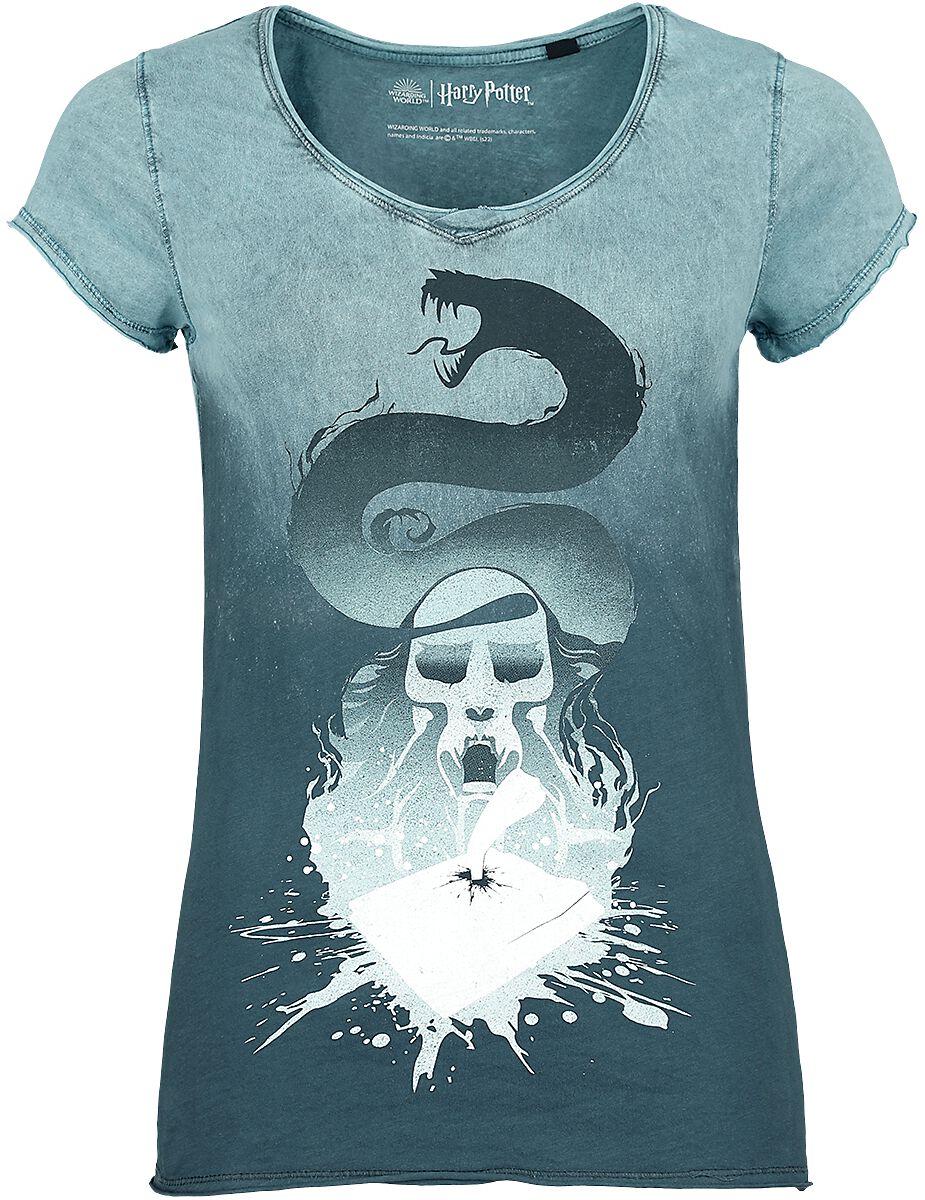 Harry Potter Riddle´s Tagebuch T-Shirt blau in L