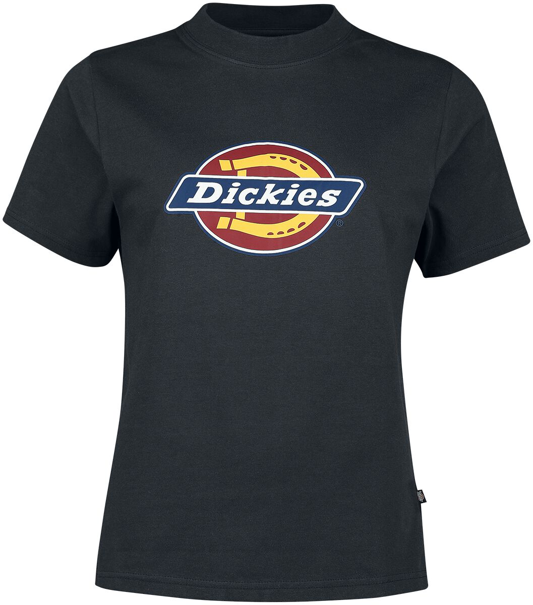 T-Shirt Manches courtes de Dickies - T-Shirt Logo Icône - XS à S - pour Femme - noir