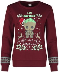 Christmas Groot, Guardians Of The Galaxy, Sweatshirt