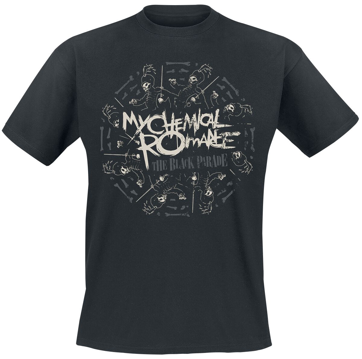 Image of My Chemical Romance Circle March T-Shirt schwarz