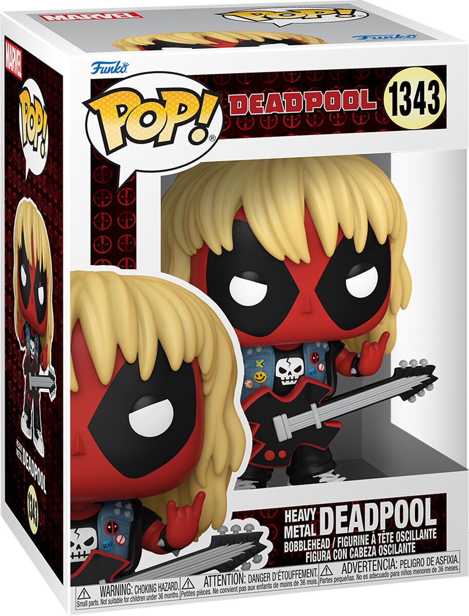 Deadpool - Heavy Metal Deadpool Vinyl Figur 1343 - Funko Pop! Figur - Funko Shop Deutschland - Lizenzierter Fanartikel