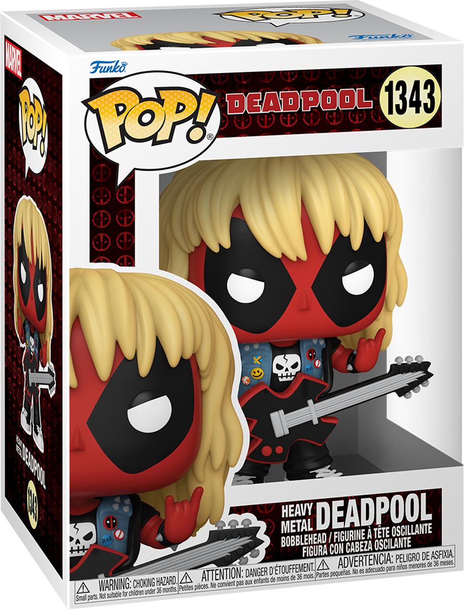 Deadpool - Heavy Metal Deadpool Vinyl Figur 1343 - Funko Pop! Figur - multicolor