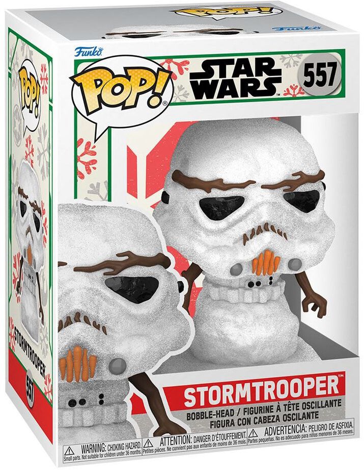 Star Wars Christmas - Snowman Stormtrooper vinyl figurine no. 557 Funko Pop! multicolor