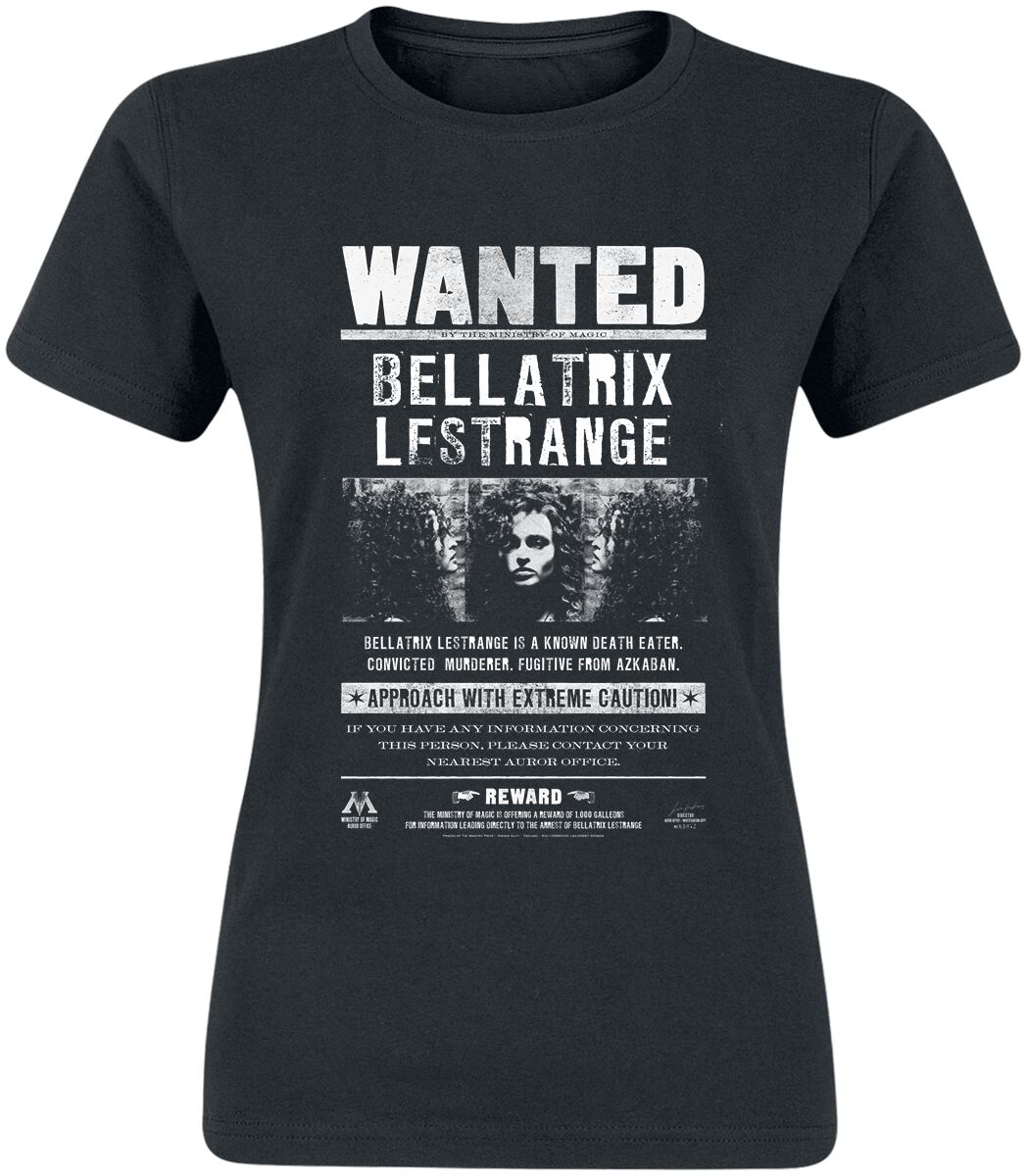 Harry Potter Wanted T-Shirt black