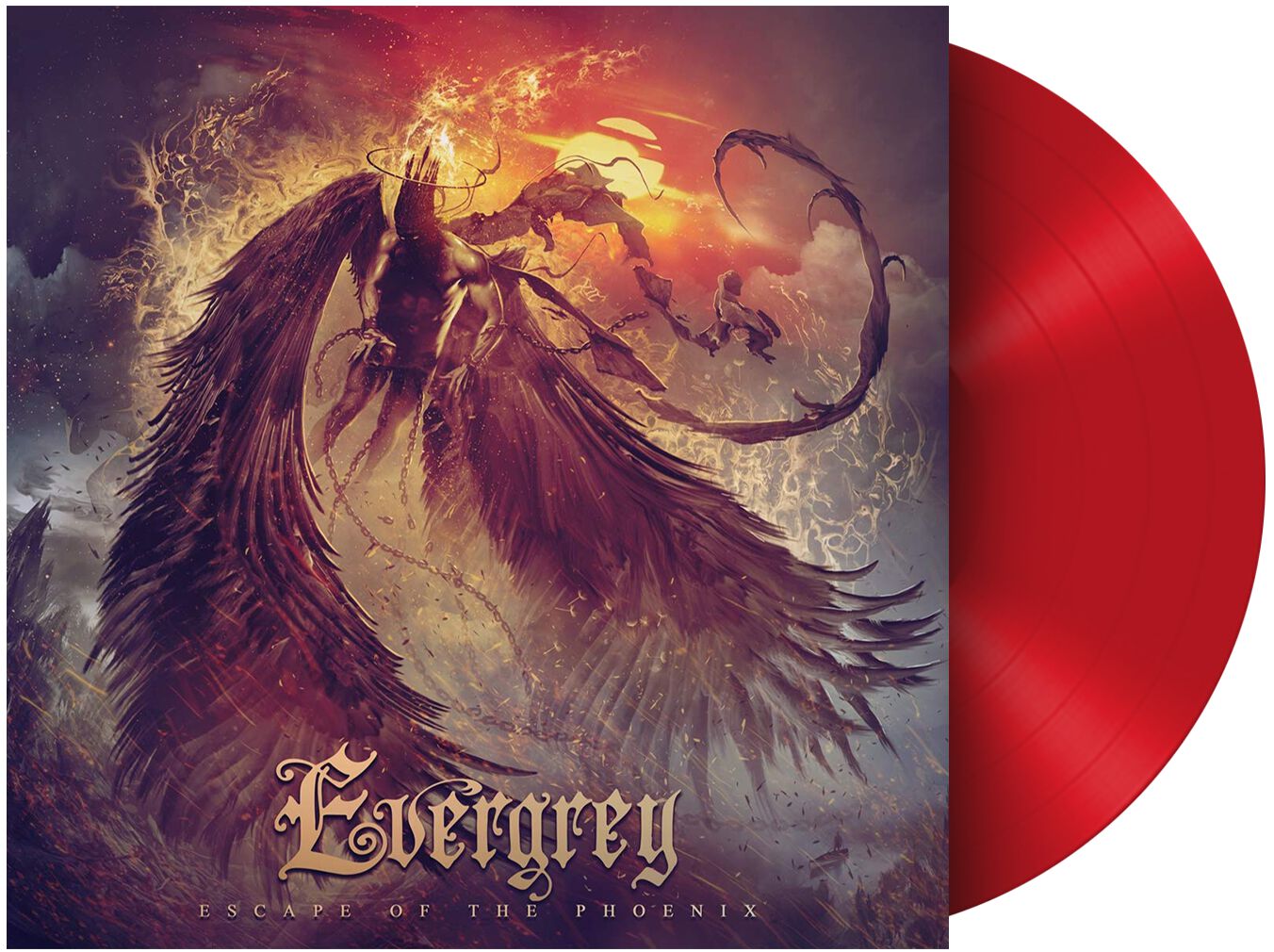 Image of Evergrey Escape of the phoenix 2-LP rot