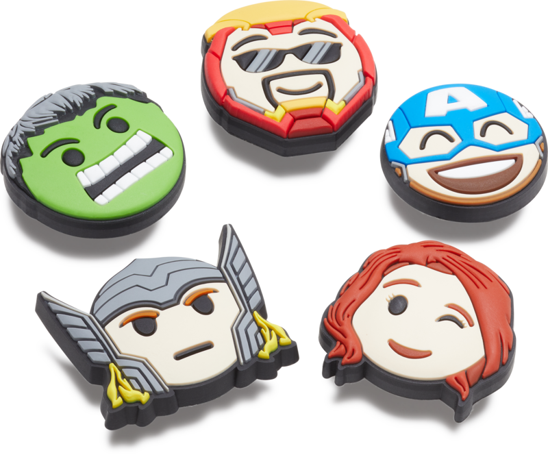 Pin  av Crocs - Jibbitz - Avengers Emojis 5 Pack - None - flerfärgad