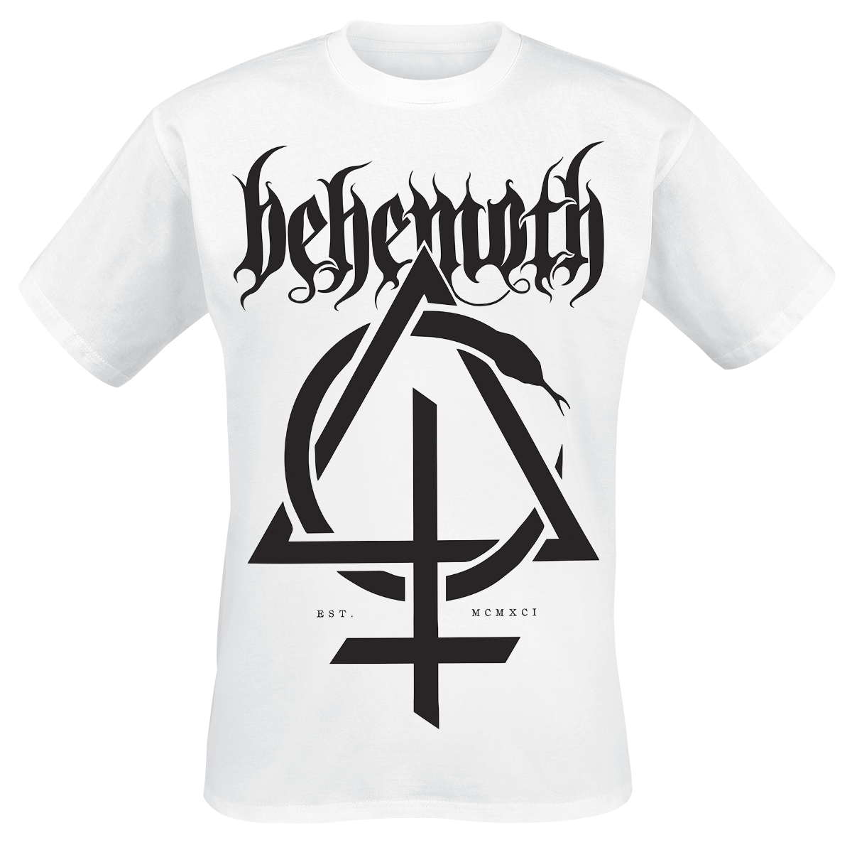 Behemoth - Opvs Contra Natvram White - T-Shirt - weiß - EMP Exklusiv!