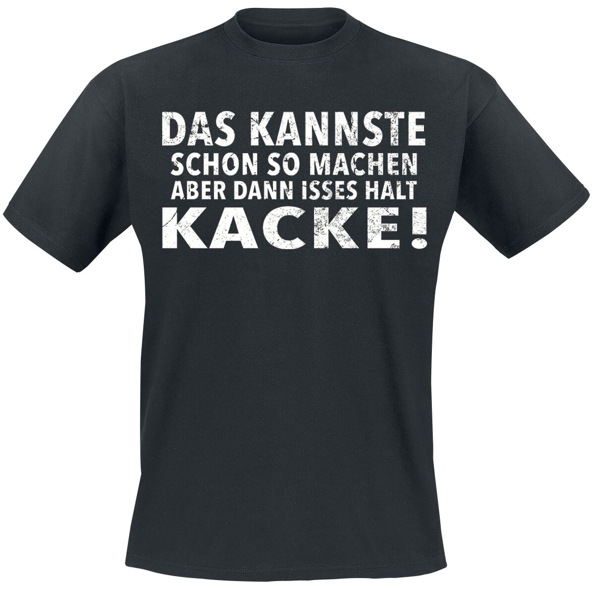 Sprüche T-Shirt – Das kannste schon so machen – M bis 5XL – für Männer – Größe 5XL – schwarz