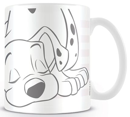 One Hundred And One Dalmatians Dream Big Cup black white