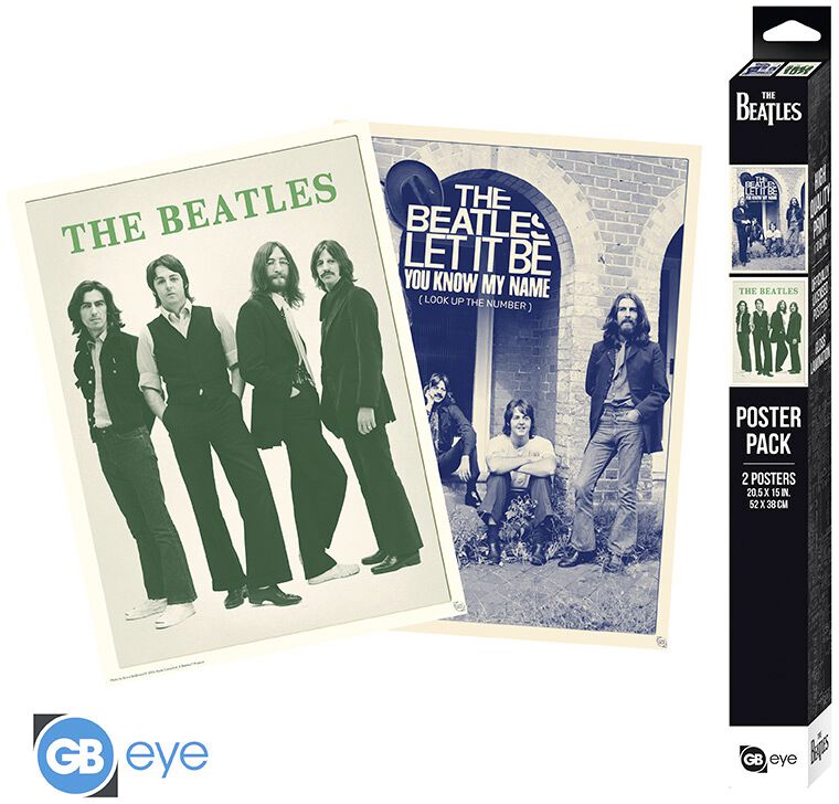 Levně The Beatles Set 2 Chibi Posters - The Beatles plakát vícebarevný