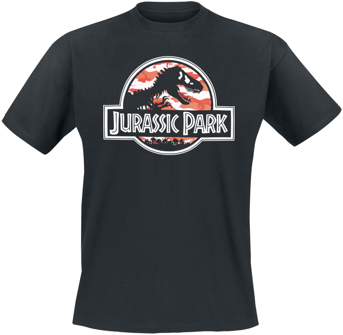 Jurassic Park - Dinosaur Camouflage - T-Shirt - schwarz