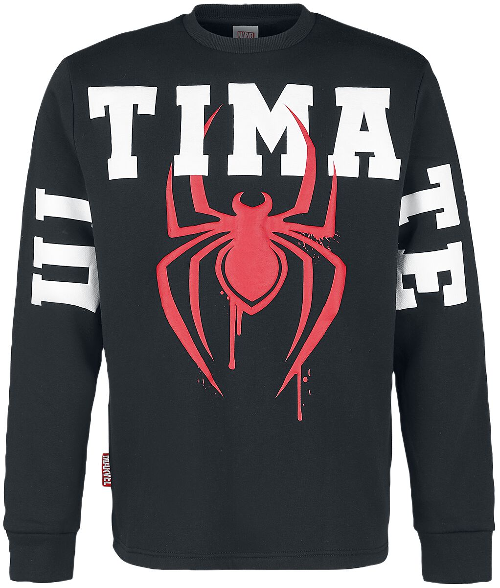 Spider-Man Ultimate Logo Sweatshirt schwarz in XXL