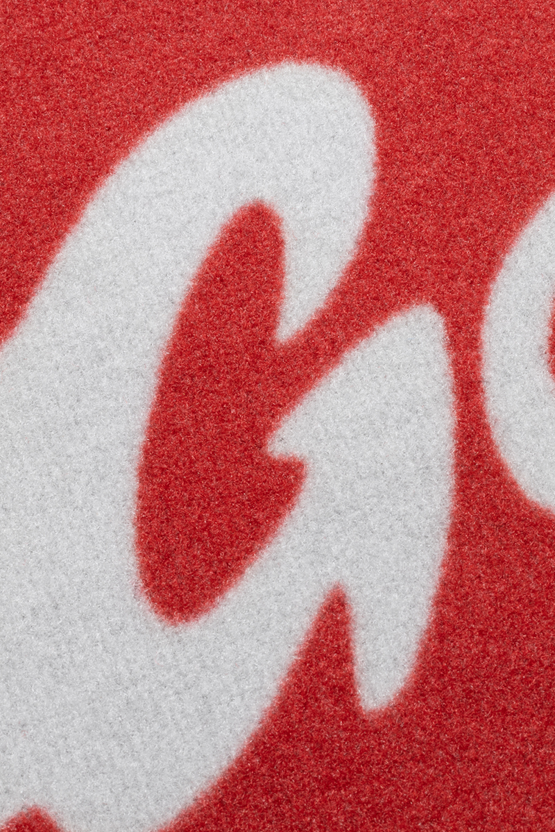 Godzilla Silhouette Fußmatte rot