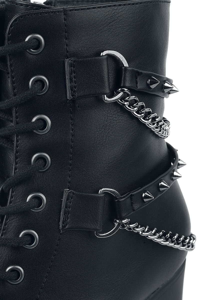 Stiefeletten Nieten Boots Schwarz Ankle Boots Stiefeletten Stiefel