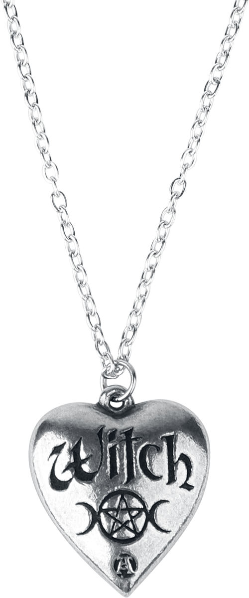 Alchemy Gothic Gothic Necklace - Witch - silver-coloured