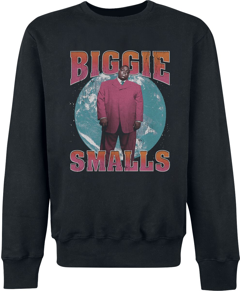 Image of Notorious B.I.G. Biggie Smalls Globe Sweat-Shirt schwarz