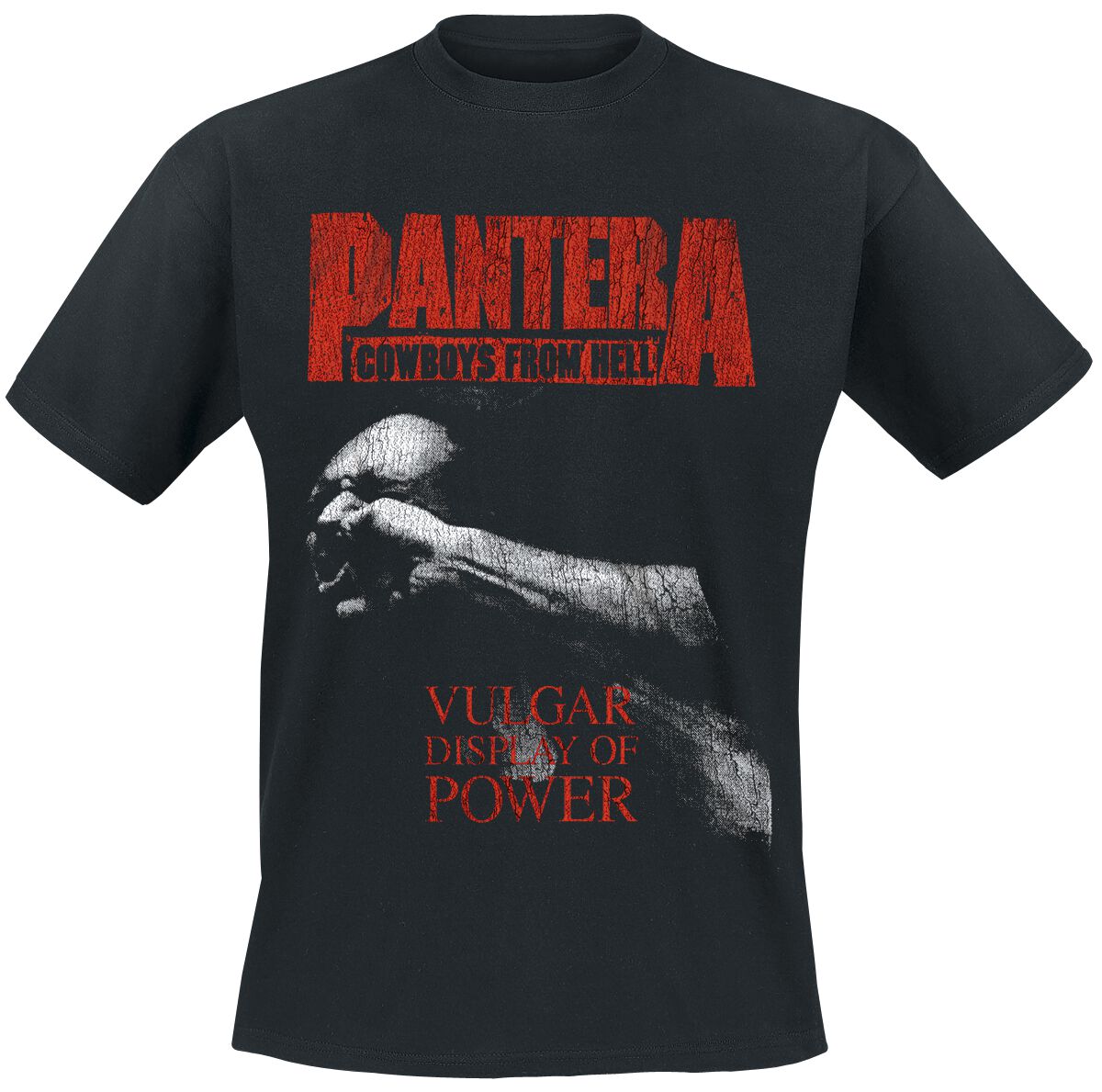 Pantera T-Shirt - Vulgar Display Of Power - S bis XXL - für Männer - Größe M - schwarz  - Lizenziertes Merchandise!