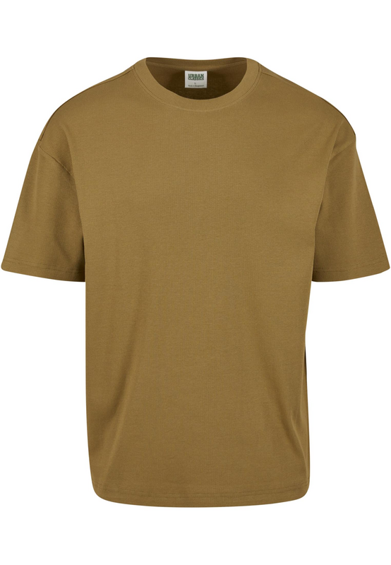 Urban Classics  T-Shirt - Ribbed T-shirt - for Men - olive