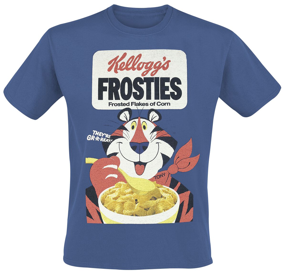 Kellogg's Frosties T-Shirt blau in XXL