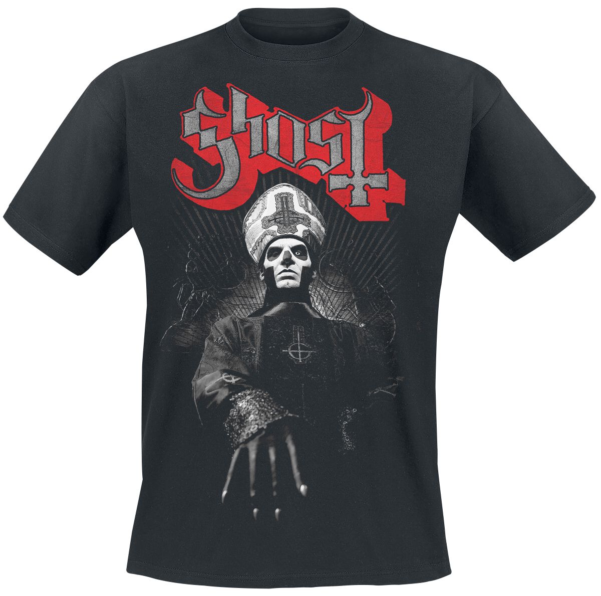 Ghost T-Shirt - Ring Photo - S bis 5XL - für Männer - Größe 4XL - schwarz  - Lizenziertes Merchandise!