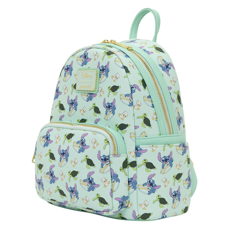 Lilo & Stitch - Disney Mini-Rucksack - Loungefly - Lilo & Stitch - Animal Friends - multicolor  - Lizenzierter Fanartikel