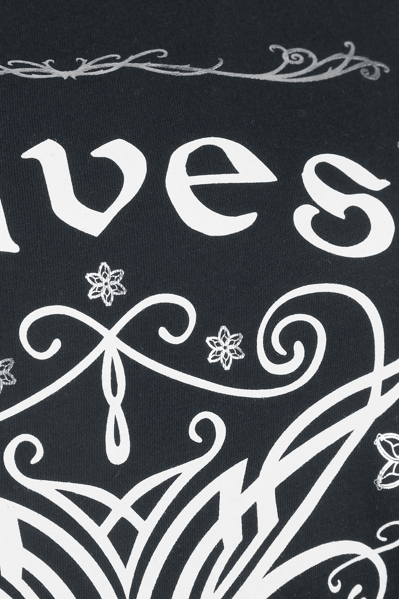 Thumbnail - Der Herr der Ringe Elves T-Shirt schwarz in 3XL