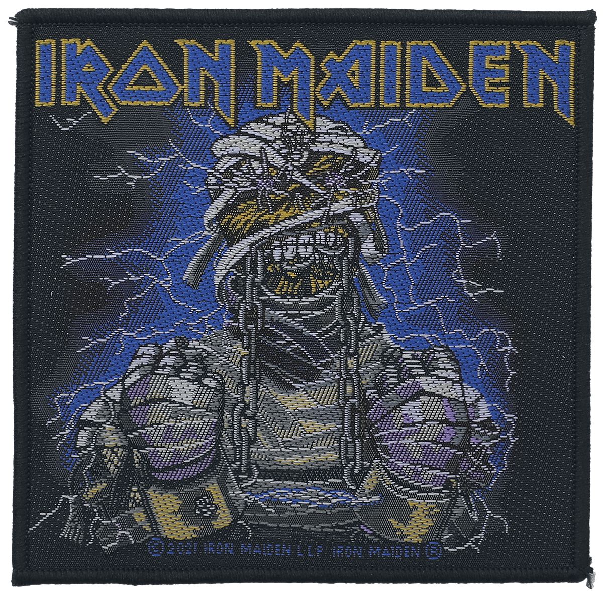 Levně Iron Maiden Powerslave Eddie nášivka vícebarevný