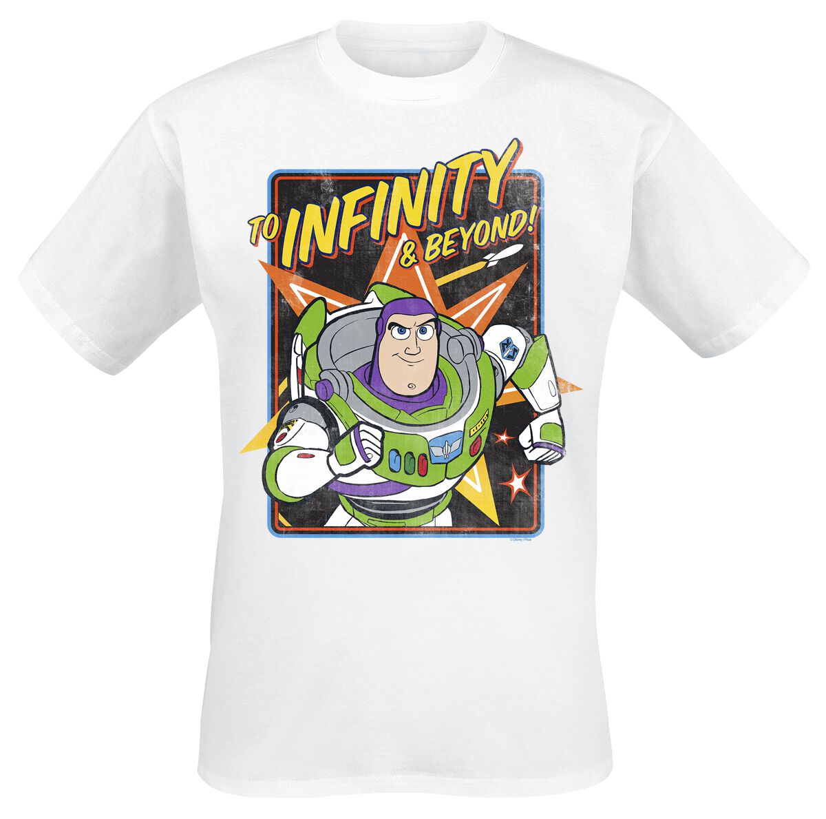 Toy Story 4 Buzz To Infinity T-Shirt white
