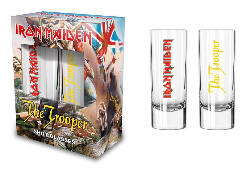 Iron Maiden  Shot Glasses Set - The Trooper - transparent