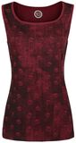 Grunge Skull Top, RED by EMP, Top