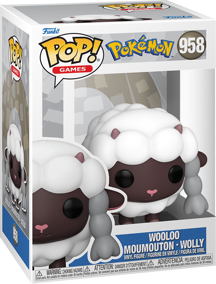Pokémon – Wooloo – Moumouton – Wolly Vinyl Figur 958 – Funko Pop! Figur – Funko Shop Deutschland