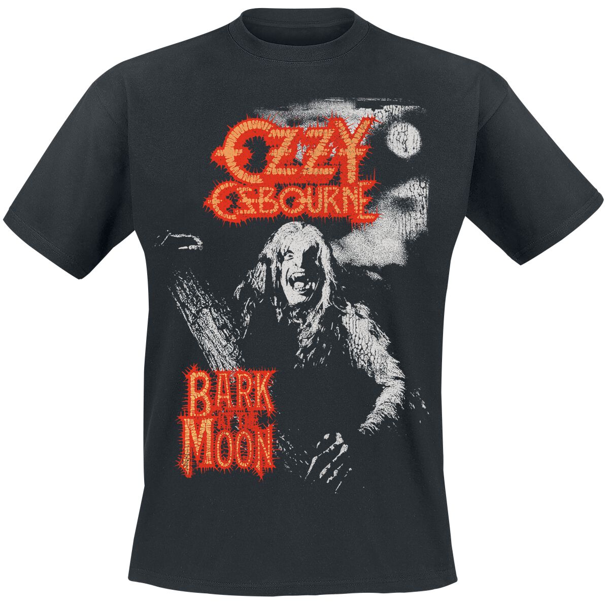 Levně Ozzy Osbourne Bark Tribute Tričko černá