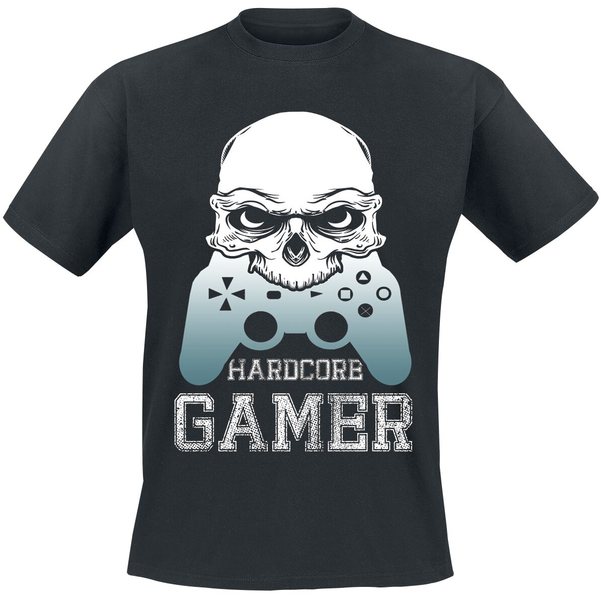 Fun Shirt Hardcore Gamer T-Shirt black