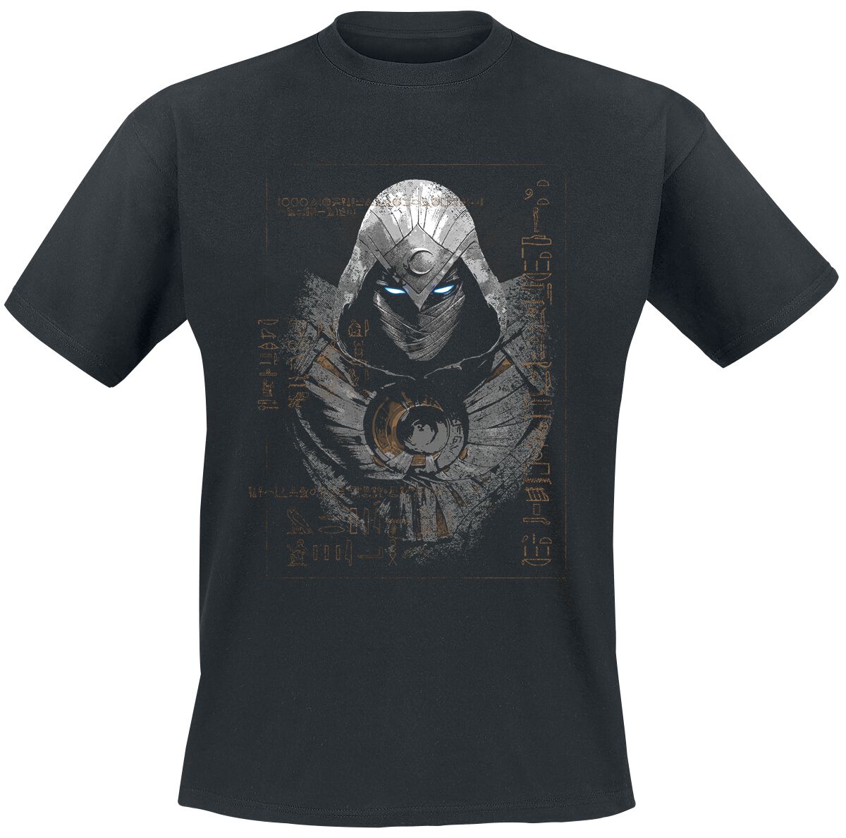 Moon Knight Moon Knight Hieroglyphics T-Shirt black