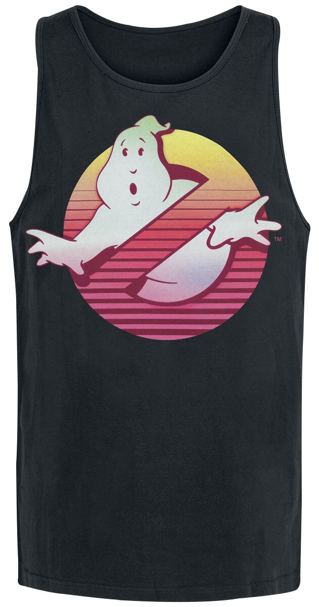 Ghostbusters Retro Logo Tank-Top schwarz Ghostbusters Retro Logo Tank-Top schwarz
