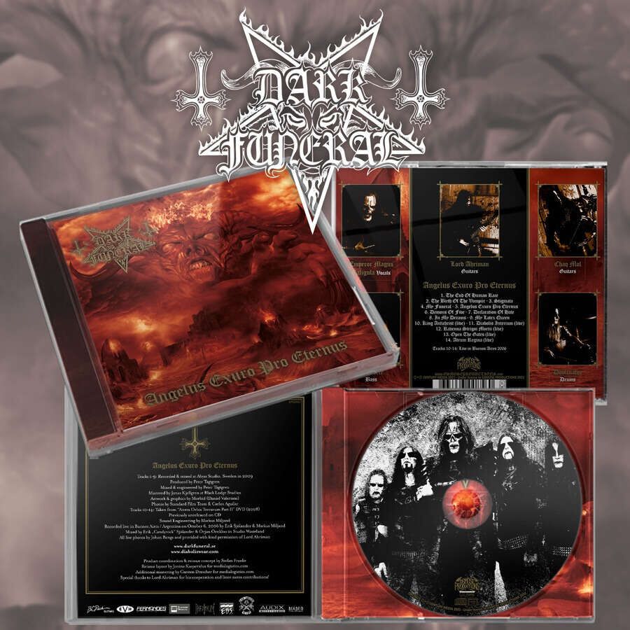 Dark Funeral Angelus exuro pro eternus CD multicolor