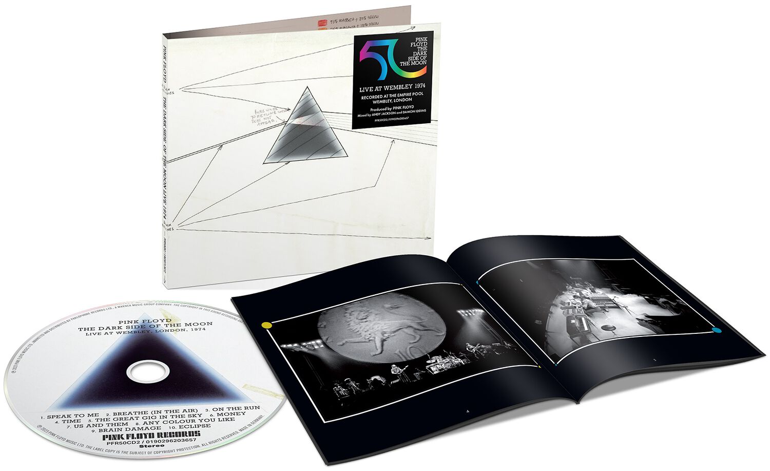 Pink Floyd Dark Side Of The Moon - Live at Wembley 1974 CD multicolor