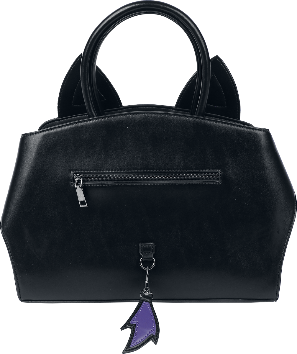 Thumbnail - Banned Alternative Mystic Cat Handtasche schwarz lila
