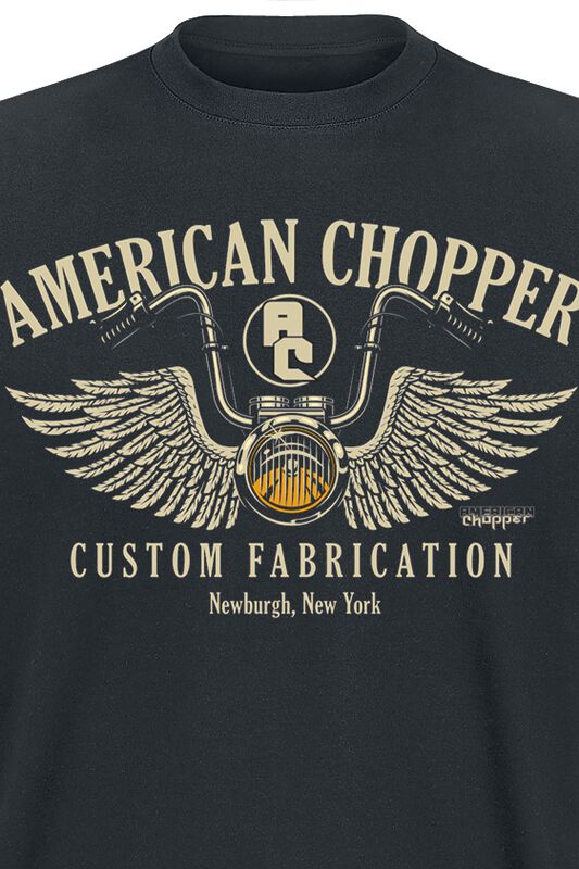 Große Größen Männer Handlebar | American Chopper T-Shirt