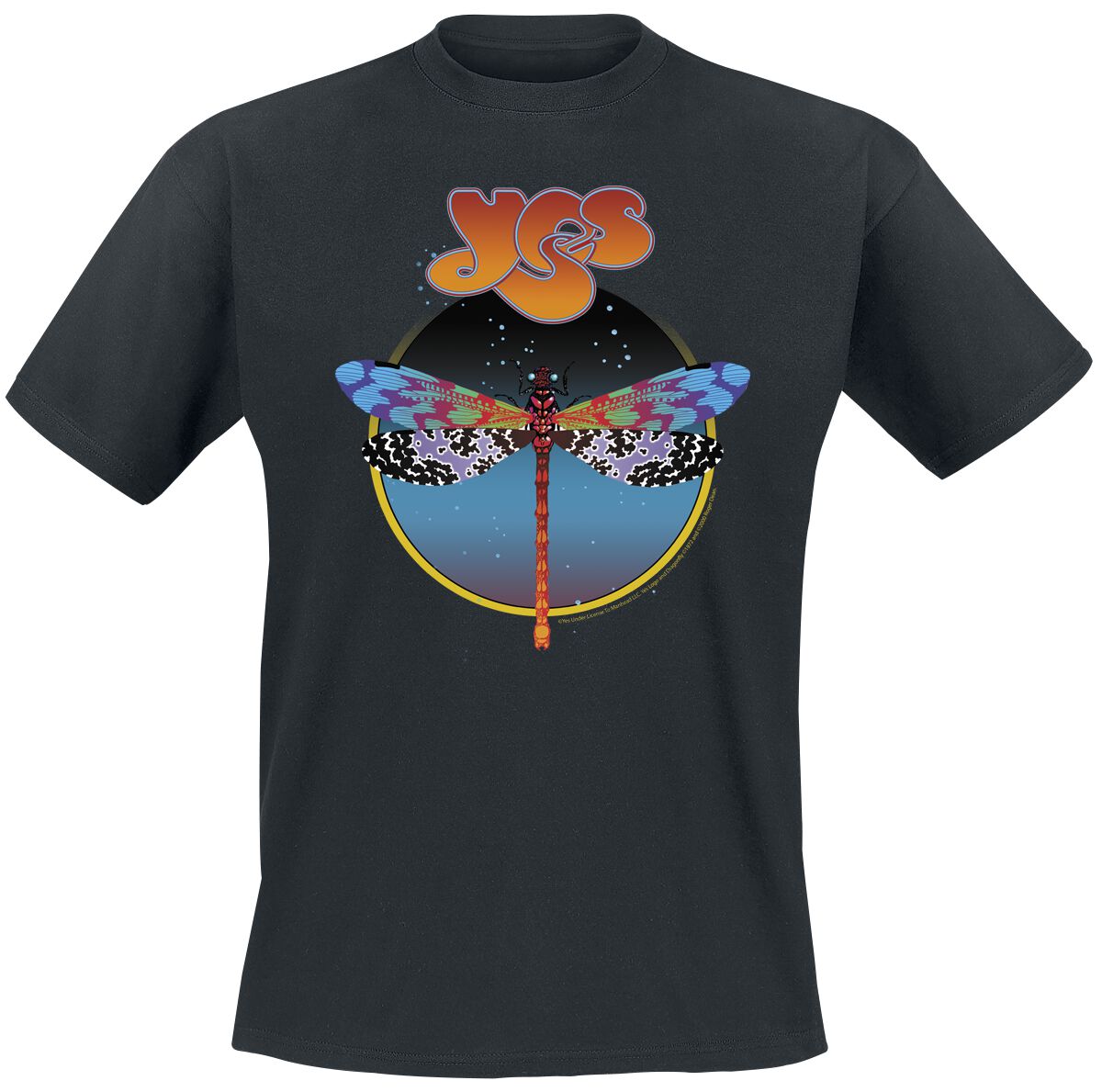 Image of Yes Dragonfly Tour V2 T-Shirt schwarz