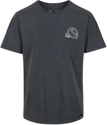 NFL Raiders College Black Washed, Recovered Clothing, T-Shirt