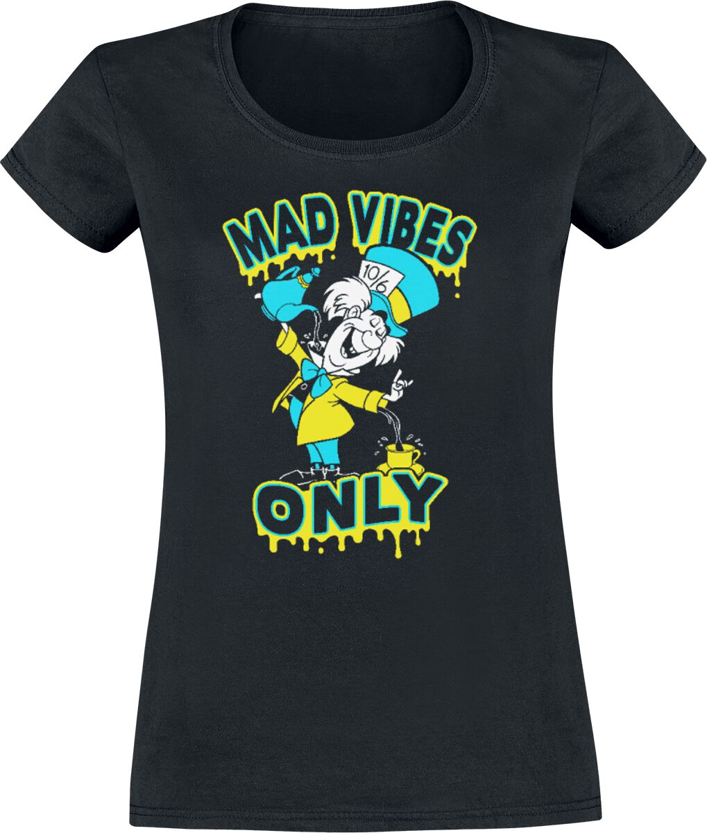 Alice in Wonderland Mad Vibes Only T-Shirt black