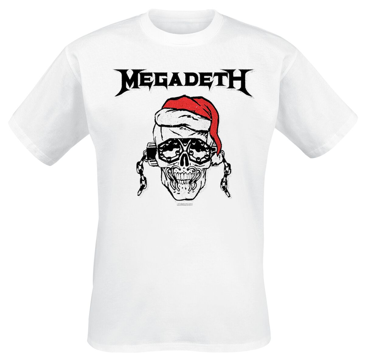Santa Vic T-Shirt weiß von Megadeth