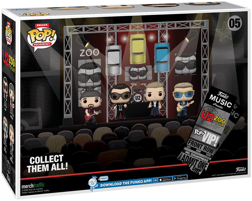 U2 Zoo TV Tour 1993 (Pop! Moments Deluxe) Vinyl Figur 05 Funko Pop! multicolor
