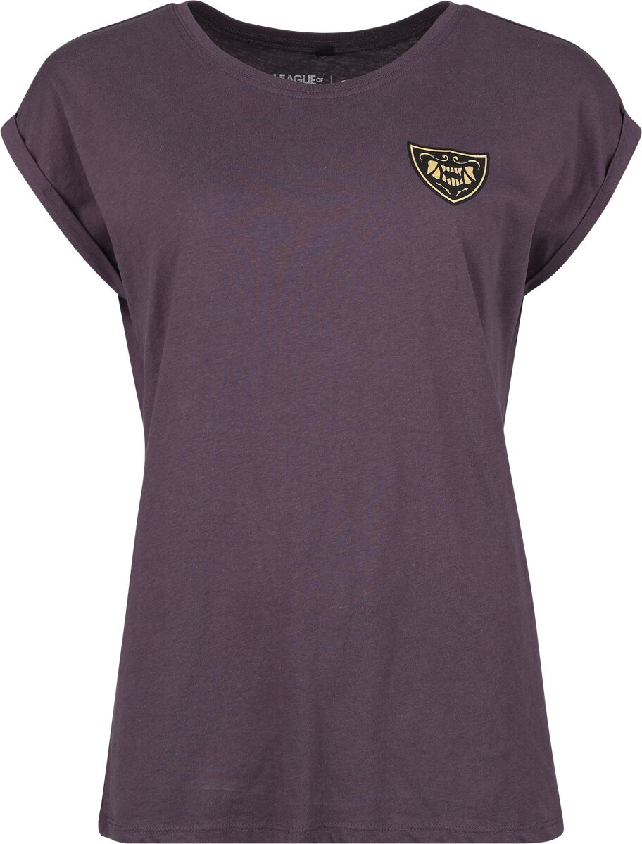 T-Shirt Manches courtes Gaming de League of Legends - Arcane - K/DA - Akali - Dragon - S - XXL - pour Femme - lilas