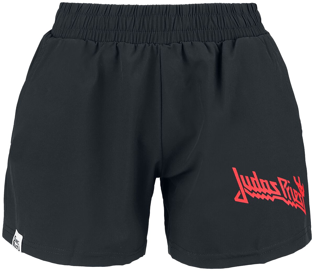 Image of Judas Priest Classic Logo Girl-Shorts schwarz