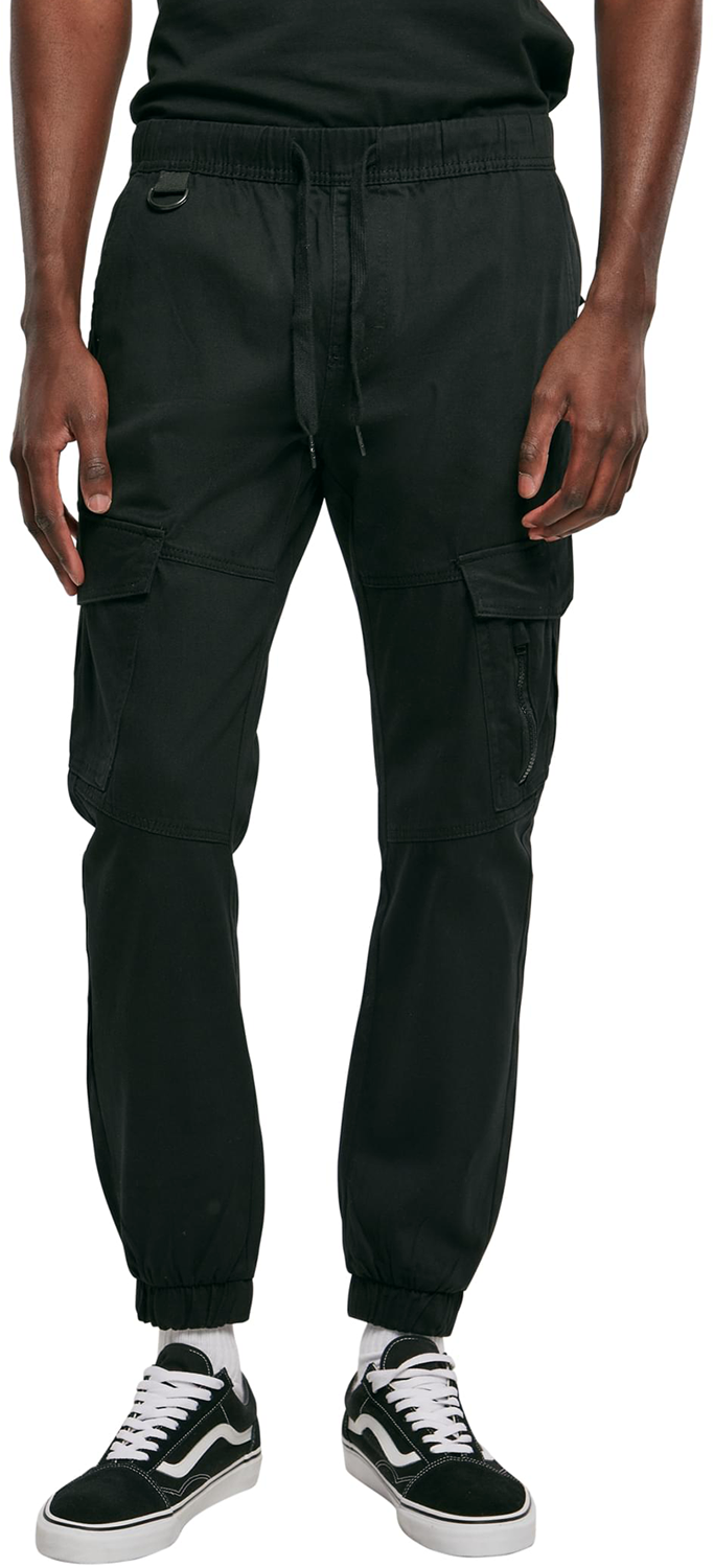 Southpole Cargo Jogger W/ Zipper & D-Ring Trainingshose schwarz